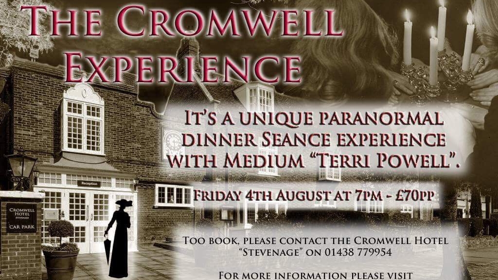 A Paranormal Dinner at the Cromwell Hotel 