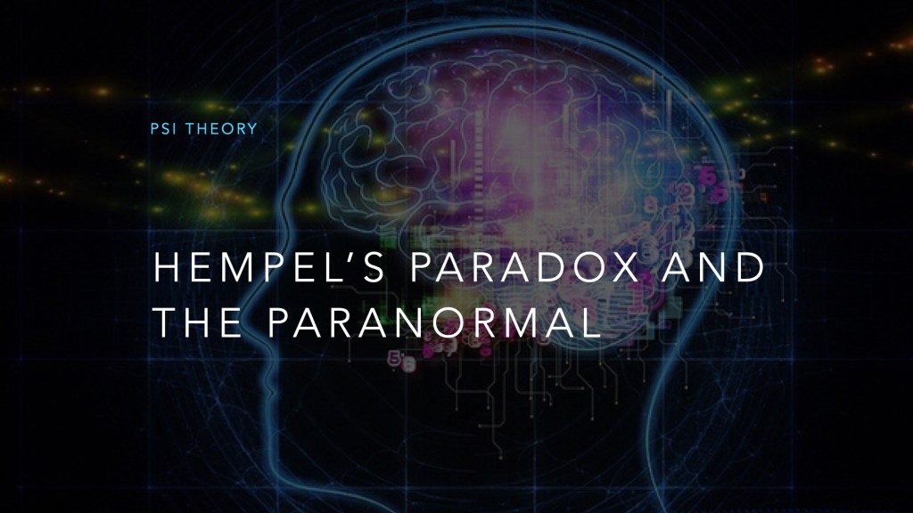 Hempel’s Paradox and the&nbsp;Paranormal