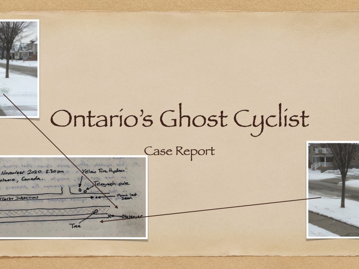 Ontario’s Ghost Cyclist